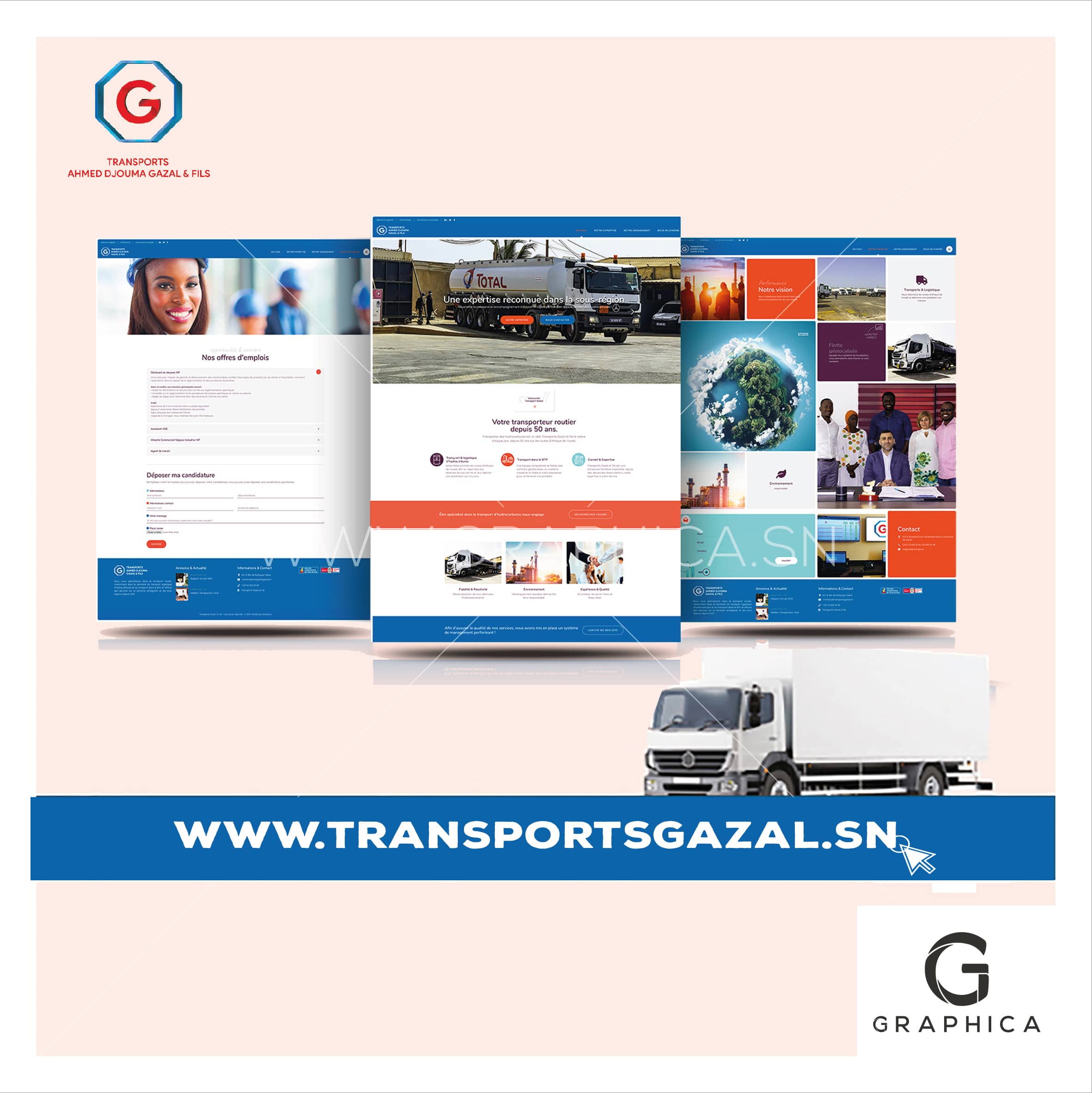 site web transport gazal